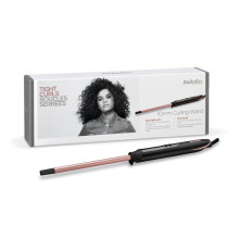 BaByliss C449E „Tight Curls“ garbanojimo žnyplės, šiltai juodos, vario spalvos, 2,5 m BaByliss C449E „Tight Curls“ garbanojimo žnyplės, šiltai juodos, vario spalvos, 2,5 m