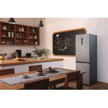 Gorenje NRK6192AXL4 fridge-freezer Freestanding 300 L E Grey
