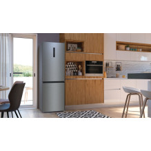 Gorenje NRK6192AXL4 fridge-freezer Freestanding 300 L E Grey