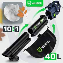 Electric leaf blower 3000 W with shredder 10:1 W43420 WUBER Electric leaf blower 3000 W with shredder 10:1 W43420 WUBER