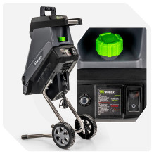 Electric blade branch shredder 2500 W 45 L W94205 WUBER Electric blade branch shredder 2500 W 45 L W94205 WUBER