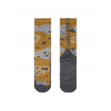BUFF Merino Lightweight Crew Sock LWC2 Umber Socks, Yellow L BUFF Merino Lightweight Crew Sock LWC2 Umber Socks, Yellow L