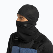 BUFF Tech Fleece Hinged Balaclava Solid, Black BUFF Tech Fleece Hinged Balaclava Solid, Black