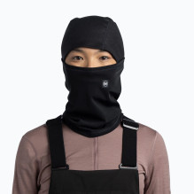 BUFF Tech Fleece Hinged Balaclava Solid, Black BUFF Tech Fleece Hinged Balaclava Solid, Black