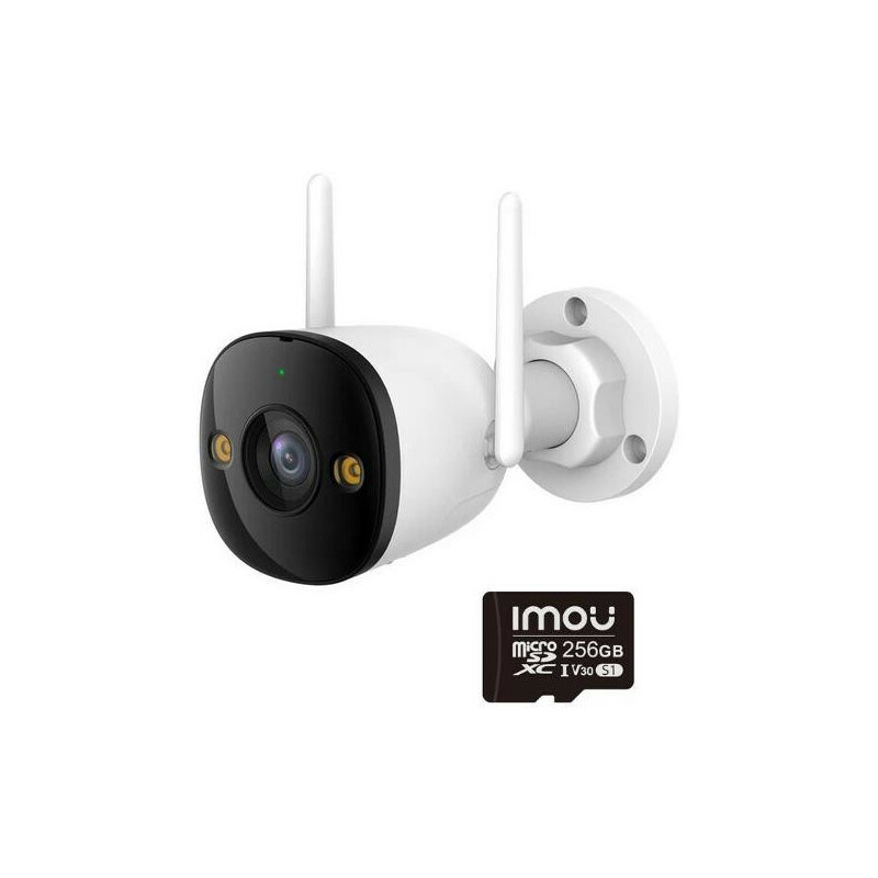 IP kamera Imou bullet 3 5MP Wi-Fi IR30 su 256GB atminties kortele