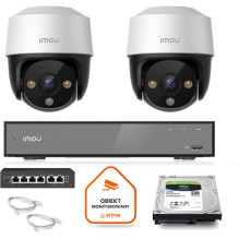 Stebėjimo sistema Imou 2x IP kamera Cruiser 4MP POE