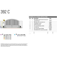 Energy FDS - FAAC 392 24V Set for 5m Double-leaf Gates