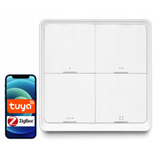 ZigBee TUYA SC04 Smart 4-channel 12-scene Remote Control Button ZigBee TUYA SC04 Smart 4-channel 12-scene Remote Control Button