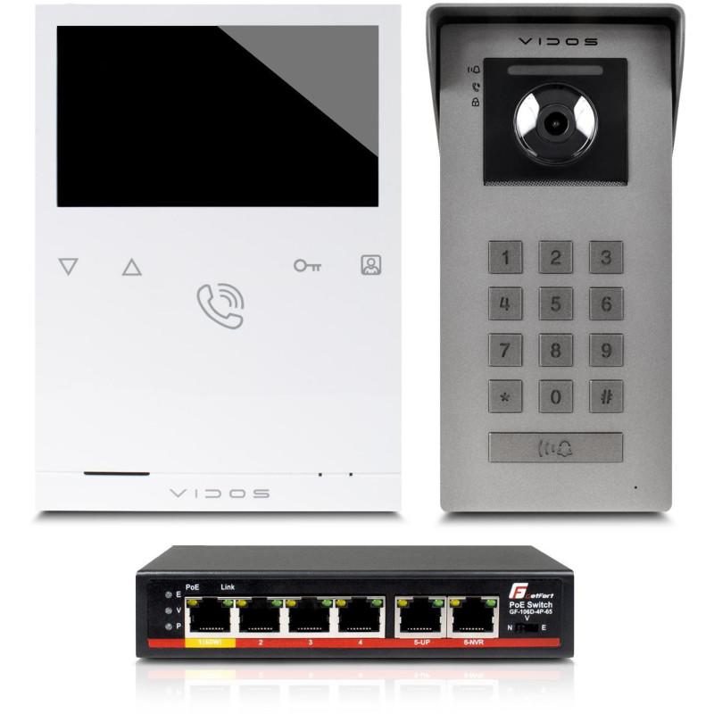 Vaizdo domofonas VIDOS IPX S100 / M101