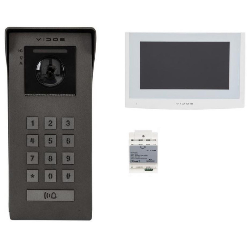 Vaizdo domofonas VIDOS 2IP S200 / M200W-X