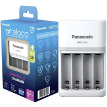 Įkroviklis Panasonic Battery Charger ENELOOP BQ-CC55E AA / AAA, 1.5 val. Įkroviklis Panasonic Battery Charger ENELOOP BQ-CC55E AA / AAA, 1.5 val.