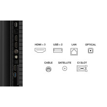 TV Set, TCL, 75 ", 4K Ultra HD, 3840 x 2160 pixels, Flat, 16:9, QLED, 75P7K