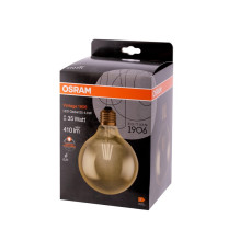 Light bulb Osram LED, G125, E27, 4 W, 410 lm, 2400 K