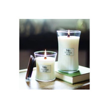 Kvapioji žvakė - WoodWick White Teak balta Kvapioji žvakė - WoodWick White Teak balta