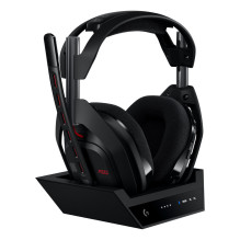 LogitechG ASTRO A50 (Gen 5) Black - Kabelloses LIGHTSPEED Gaming-Headset und Basisstation mit PLAYSYNC Audio LogitechG ASTRO A50 (Gen 5) Black - Kabelloses LIGHTSPEED Gaming-Headset und Basisstation mit PLAYSYNC Audio