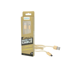 Cable ROMOSS micro USB (charging, data sync) - gold Cable ROMOSS micro USB (charging, data sync) - gold