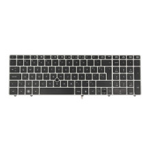 Laptop keyboard for HP EliteBook 8560P, 8570P silver (trackpoint) Laptop keyboard for HP EliteBook 8560P, 8570P silver (trackpoint)