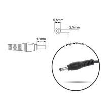 Mitsu charger 19v 6.3a (5.5x2.5) 120W for Asus, Toshiba, MSI, etc.