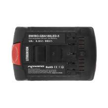 Movano battery for Bosch GBA BAT609, BAT618 (5000 mAh)