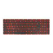 Laptop keyboard for Acer Nitro 5 AN515 - connector 28pin red (numeric, backlight)