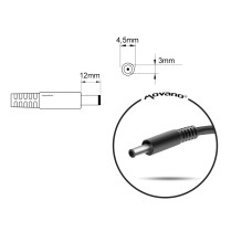 Mitsu charger 19.5v 4.62a (4.5x3.0 pin) 90W for Dell