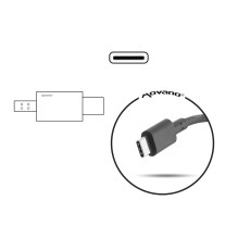Movano charger 65W USB type C USB-C (black)