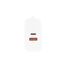 Movano GaN 30W USB-C PD + USB-A Charger (White)