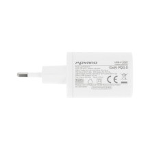Movano GaN 45W USB-C PD + USB-A Charger (White)