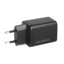 Movano GaN 45W USB-C PD + USB-A Charger (Black)