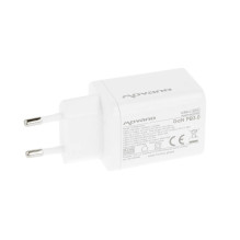 Movano GaN 65W 2x USB-C PD + USB-A Charger (White)