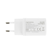 Movano GaN 65W 2x USB-C PD + USB-A Charger (White)