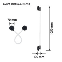 Activejet LED sienas lampa...