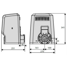 Sliding gate kit BFT ARES ULTRA BT B1000 KIT INT up to 1000kg Sliding gate kit BFT ARES ULTRA BT B1000 KIT INT up to 1000kg