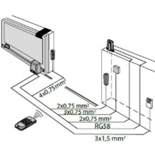 Sliding gate kit BFT ARES ULTRA BT B1000 KIT INT up to 1000kg Sliding gate kit BFT ARES ULTRA BT B1000 KIT INT up to 1000kg