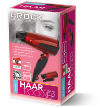 Brock HD 8501 RD Hair Dryer 1600W, Red Brock HD 8501 RD Hair Dryer 1600W, Red