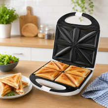 Brock SSM 3008 WH 8 Toast Maker XXL 1400W, balta Brock SSM 3008 WH 8 Toast Maker XXL 1400W, balta