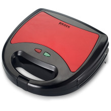 Brock SSM 2003 RD 3 in 1 Sandwich / Waffle Maker And Grill 750W, Black / Red Brock SSM 2003 RD 3 in 1 Sandwich / Waffle Maker And Grill 750W, Black / Red