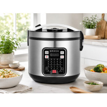 Brock MC 3203 Daugiafunkcis puodas 5L 900W, Juoda / Plieninė