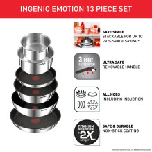 Tefal L897SB74 Ingenio Emotion 11 pcs Set Tefal L897SB74 Ingenio Emotion 11 pcs Set