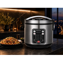 Brock MC 3203 Daugiafunkcis puodas 5L 900W, Juoda / Plieninė