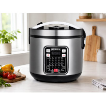 Brock MC 3203 Daugiafunkcis puodas 5L 900W, Juoda / Plieninė