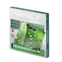 Brock BS 003 vonios svarstyklės, 2xAAA Baterija (pridedama)