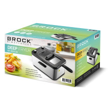 Brock DF 3001 SS 3,2L 2200W, Black / Steel Brock DF 3001 SS 3,2L 2200W, Black / Steel