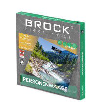 Brock BS 004 vonios svarstyklės, 2xAAA Baterija (pridedama)
