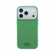 Dėklas Lacoste PVC Petit Pique Semi Wrap Embossed MagSafe Apple iPhone 18 Pro Max žalias Dėklas Lacoste PVC Petit Pique Semi Wrap Embossed MagSafe Apple iPhone 18 Pro Max žalias