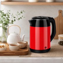 Brock WK 5522 RD virdulys su 360 laipsnių pagrindu 1,8L 1500W Juoda / Red