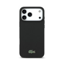 Case Lacoste PVC Petit Pique Semi Wrap Embossed MagSafe Apple iPhone 18 Pro black