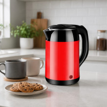 Brock WK 5522 RD virdulys su 360 laipsnių pagrindu 1,8L 1500W Juoda / Red