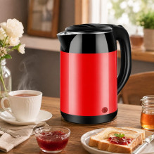 Brock WK 5522 RD virdulys su 360 laipsnių pagrindu 1,8L 1500W Juoda / Red