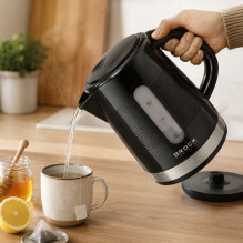 Brock WK 9904 BK virdulys su 360 laipsnių pagrindu 1,7L 2200W Juodas / plieninis
